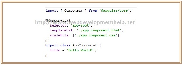 Angularjs 2 Application app-root