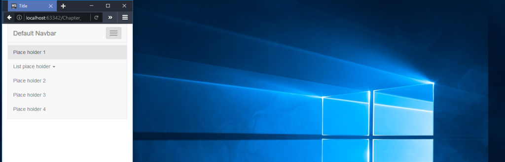 Navbar Small